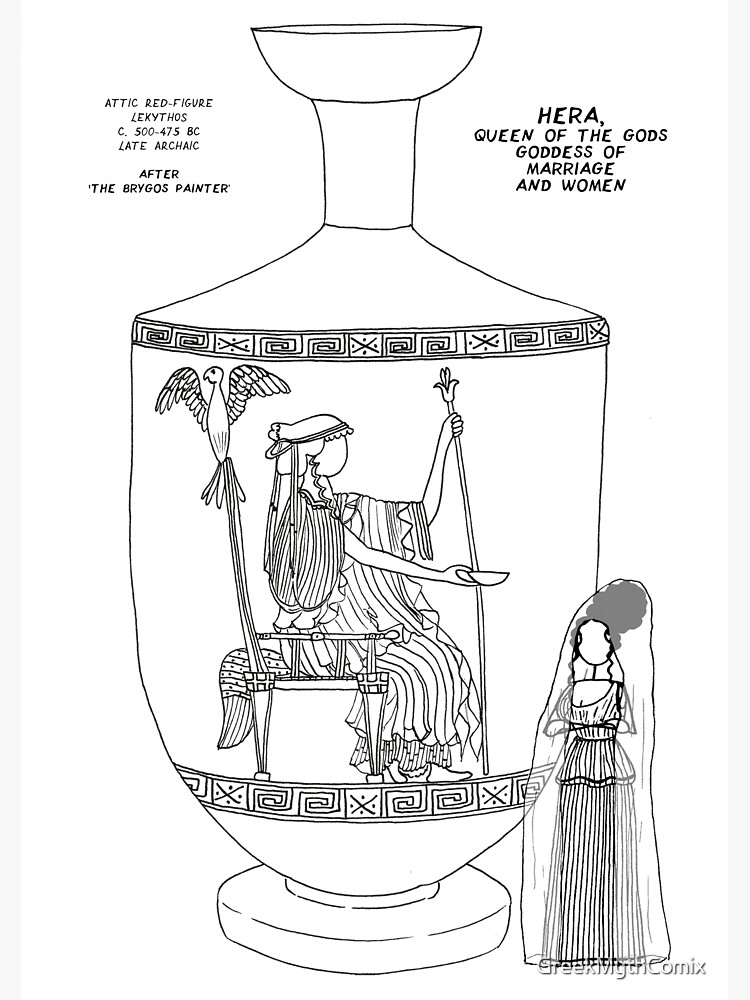 Copy of Greek Myth Comix - Olympian god Hera by GreekMythComix