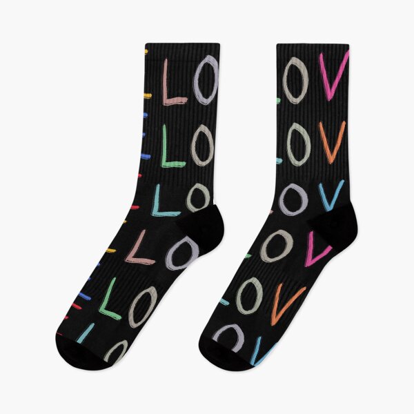 Item preview, Rainbow Love in black designed and sold by ESCAPZ.