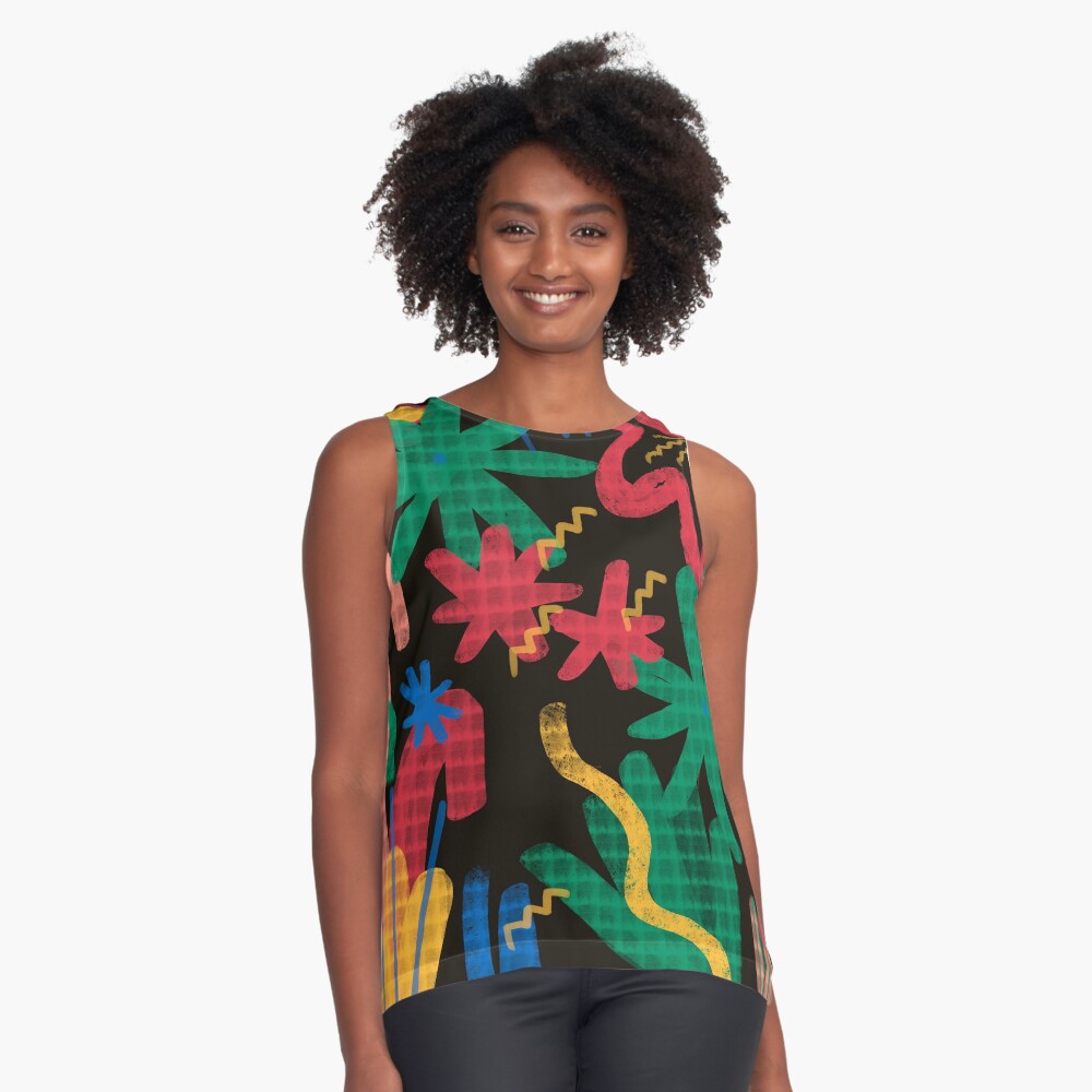 Item preview, Sleeveless Top designed and sold by luisinasalce.