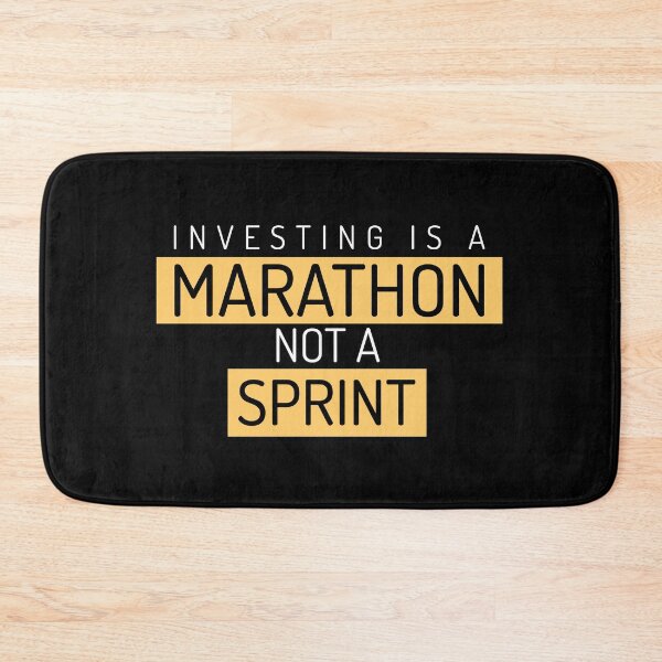 Item preview, Investing Is Not  A Sprint, It's  A Marathon Investing designed and sold by OldCamp.