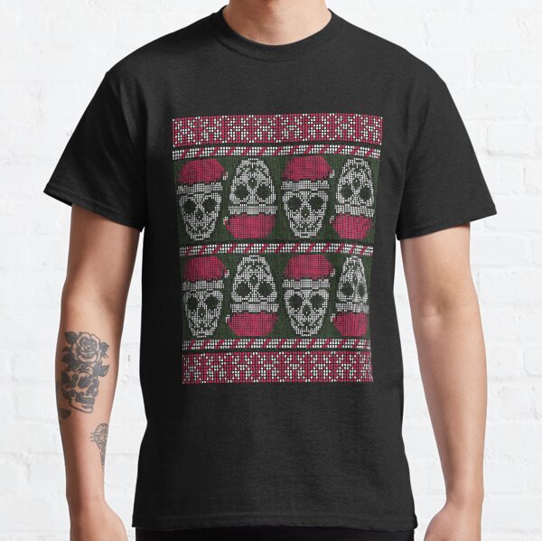 Ugly Sweater Christmas Skulls Classic T-Shirt