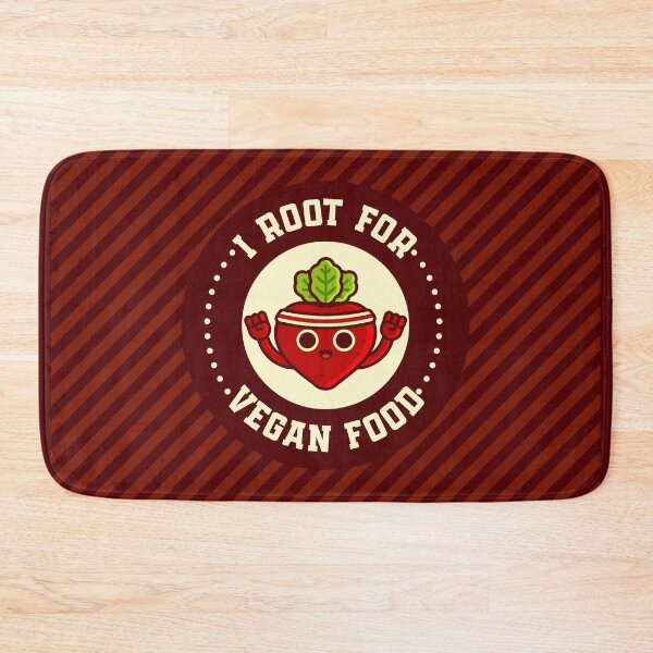 Item preview, I Root for Vegan Food - Cute Vegetable Pun designed and sold by Gudland.