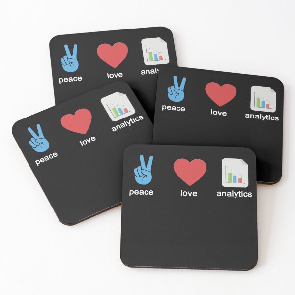 Item preview, Peace Love Analytics designed and sold by Original Cheddar.