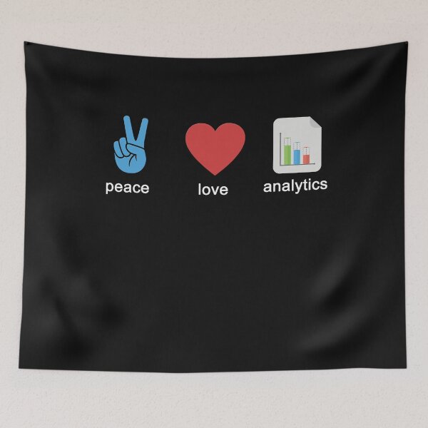 Item preview, Peace Love Analytics designed and sold by Original Cheddar.