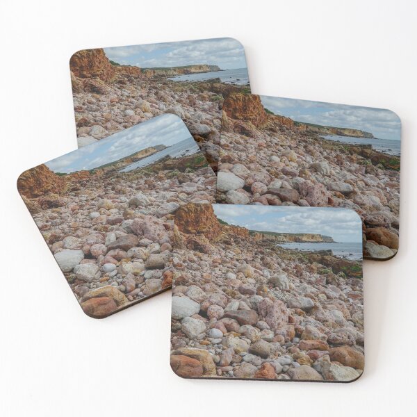 Item preview, Cliffs and Rocks on the Beach in Sagres, Portugal designed and sold by AWomanAfoot.