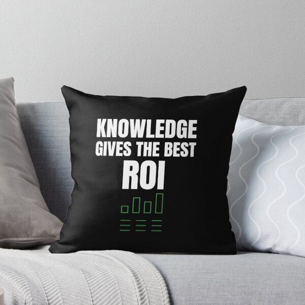Item preview, Knowledge Gives The Best ROI Investing designed and sold by OldCamp.