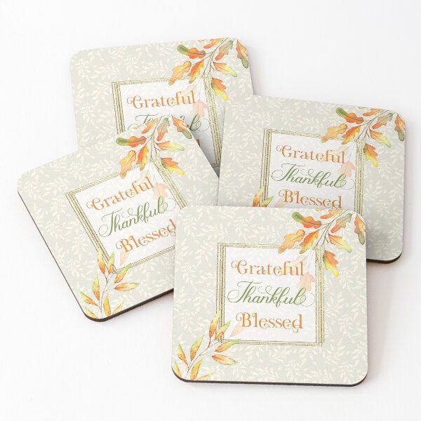 Item preview, Grateful Thankful Blessed  designed and sold by SimplyPut.