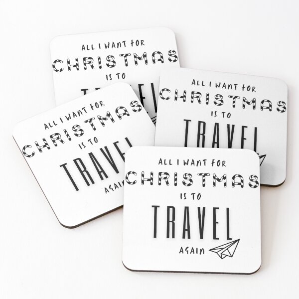 Item preview, All I Want for Christmas is to Travel Again Covid designed and sold by Hoiho Adventure Shirts.
