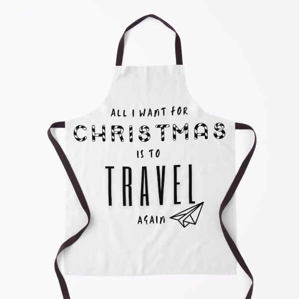 Item preview, All I Want for Christmas is to Travel Again Covid designed and sold by Hoiho Adventure Shirts.