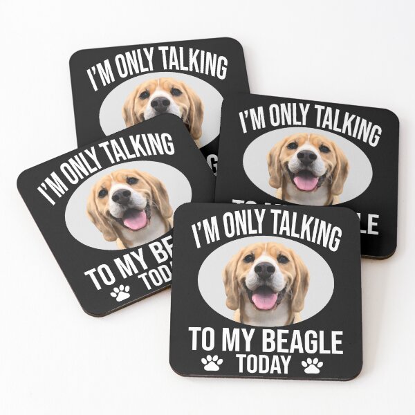 Item preview, funny beagle dog gift i m only talking to my beagle today designed and sold by alaechamlal.
