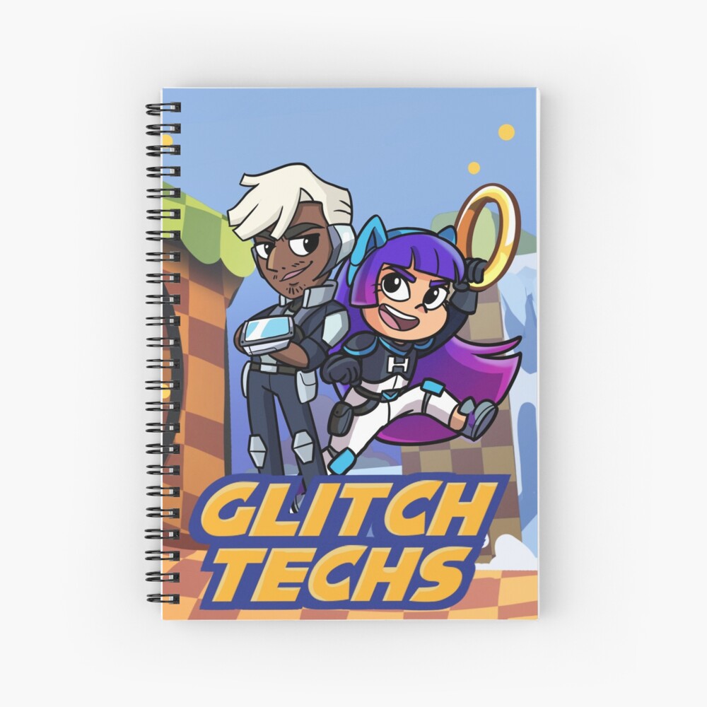 Glitch Techs - Sonic Hardcover Journal for Sale by Tassji-S