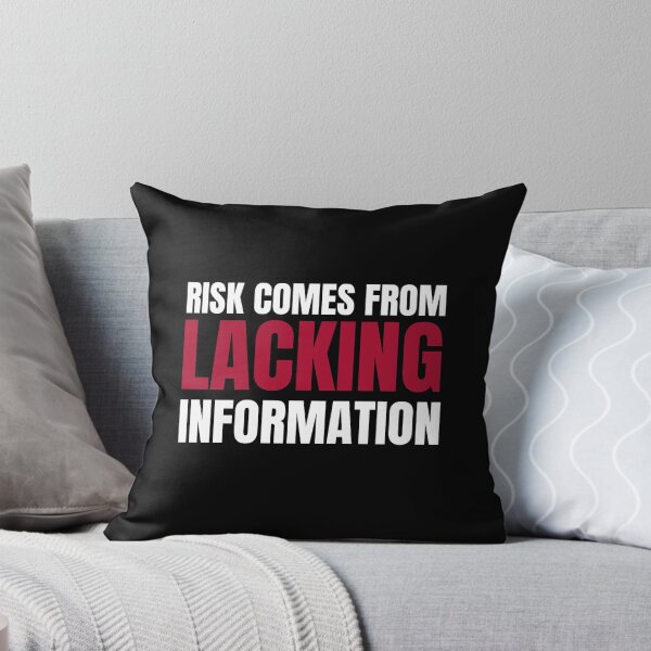 Item preview, Risk comes From Lacking Information Investing designed and sold by OldCamp.