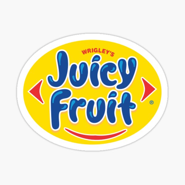 Juicy Fruit Sticker Sticker