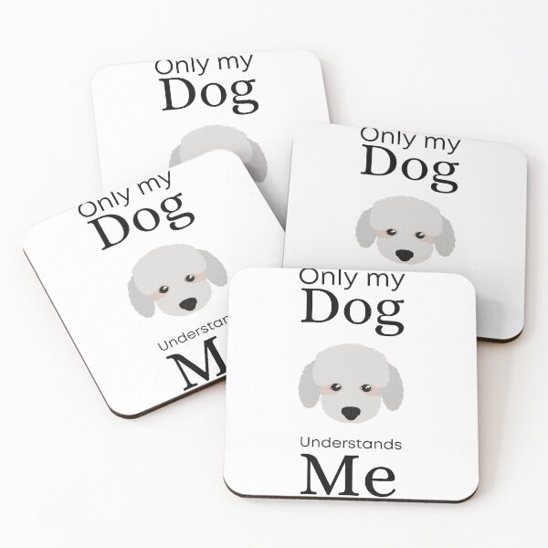 Item preview, Only My Dog Understands me - Poodle designed and sold by Pandoras-Boxx.