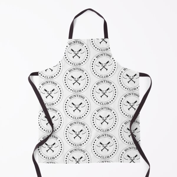 Item preview, Round vintage hunting club label / logo with axes designed and sold by Familyshmot.