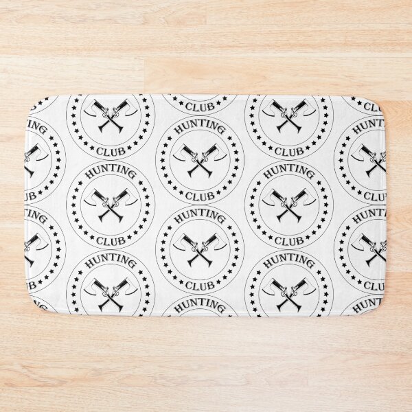Item preview, Round vintage hunting club label / logo with axes designed and sold by Familyshmot.