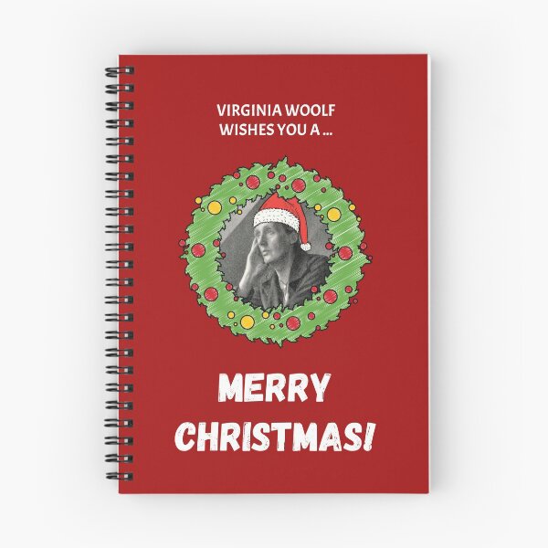 Item preview, Virginia Woolf Wishes You a Merry Christmas! designed and sold by Jordbord.