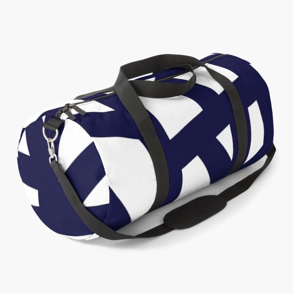 Item preview, Navy Blue Thick Mosaic Lines On White designed and sold by rewstudio.