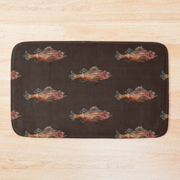 Item preview, Pacific Rockfish Illustration - Dark Brown designed and sold by Michelebuttons.