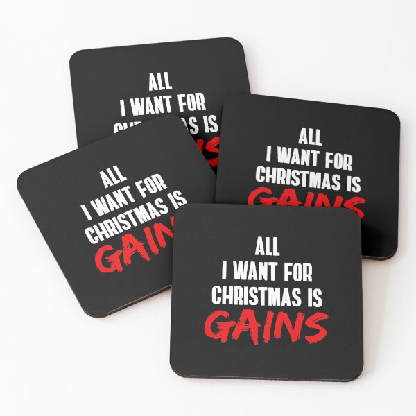 Item preview, All I Want For Christmas is Gains designed and sold by TheBeastNation.