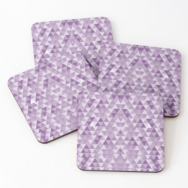 Item preview, Triangle Pattern in Purple Shades designed and sold by Arts-And-Things.