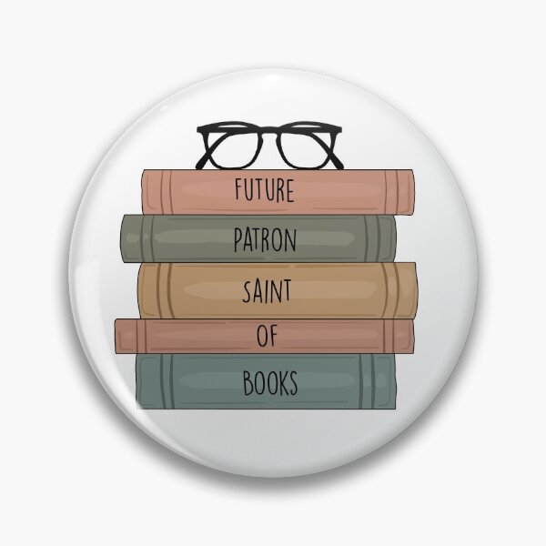 Item preview, Future Patron Saint of Books designed and sold by Hannah Weaver.