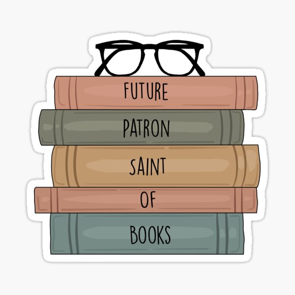 Item preview, Future Patron Saint of Books designed and sold by Hannah Weaver.