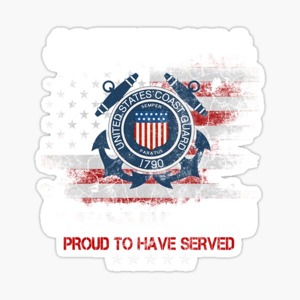 Item preview, Veteran Coast Guard Proud To Have Served designed and sold by Genesis68.