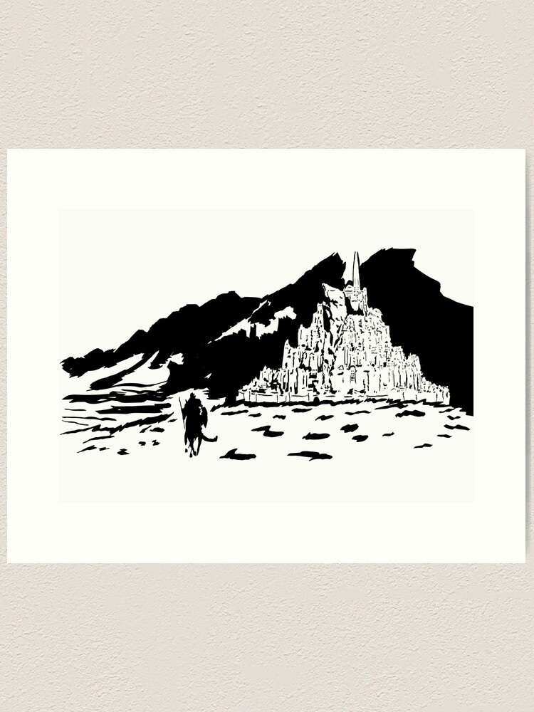 Minas Tirith  Art Board Print for Sale by geniaxudietelka