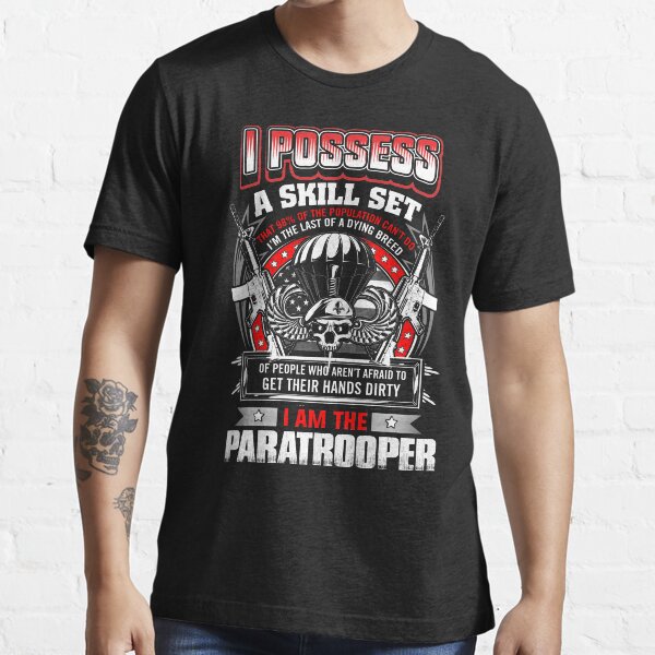 paratrooper, airborne, airborne mom, airborne brotherhood, airborne wife Essential T-Shirt