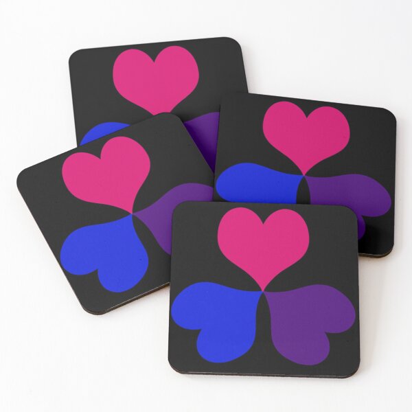 Item preview, Bi Pride Heart-Clubs designed and sold by Infuriating.