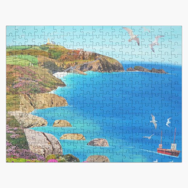 Item preview, Path to The Lizard Lighthouse designed and sold by Jenny Urquhart.