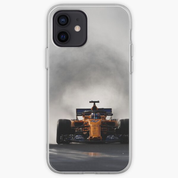 Lando Norris - MCL35 in the rain iPhone Soft Case