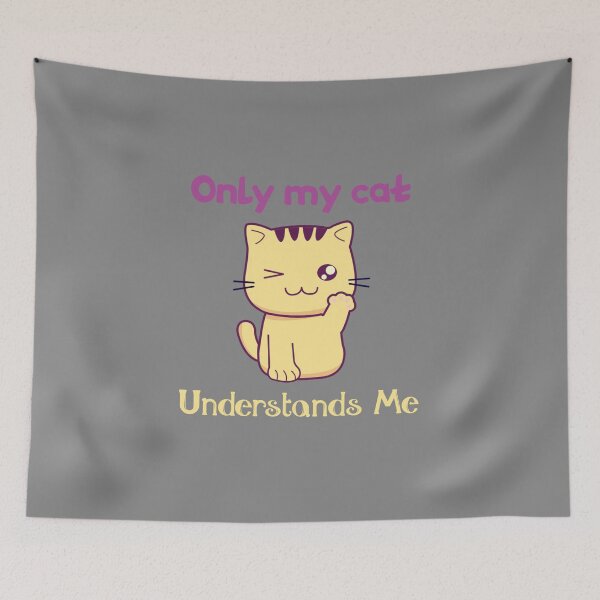 Item preview, Only my cat understands me, Awesome gift for Cats Lover  designed and sold by abdelhak2005.