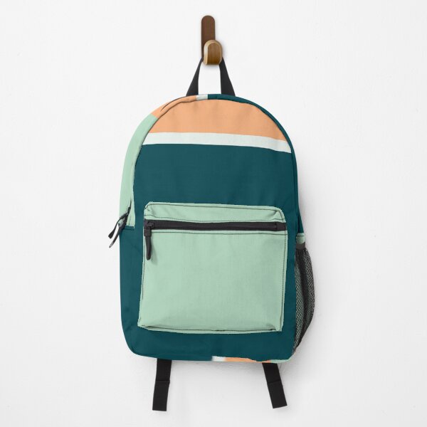 Item preview, Lines PrintTurquoaise, Orange and Green designed and sold by BeatrisVeres.