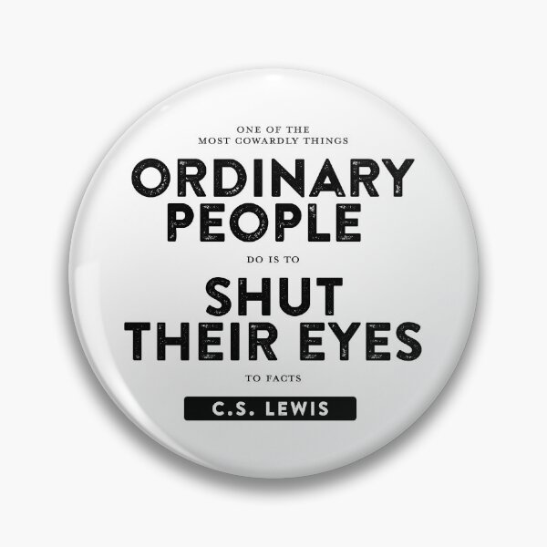 Item preview, C.S. Lewis – People shut their eyes to FACTS designed and sold by studio228.