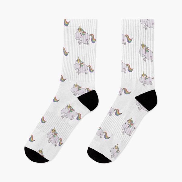 Item preview, Rainbow Unicorn - White Background designed and sold by LouiseFranksArt.
