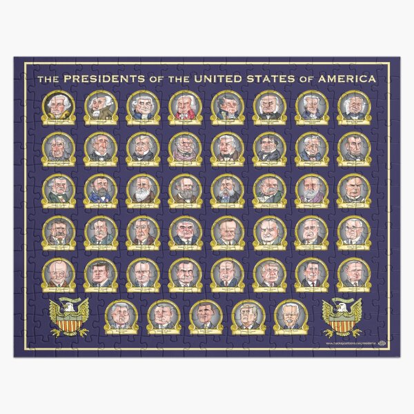 Presidents of the United States of America (Design Two) Jigsaw Puzzle