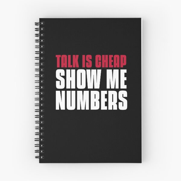 Item preview, Talk Is Cheap, Show Me Numbers Investing designed and sold by OldCamp.