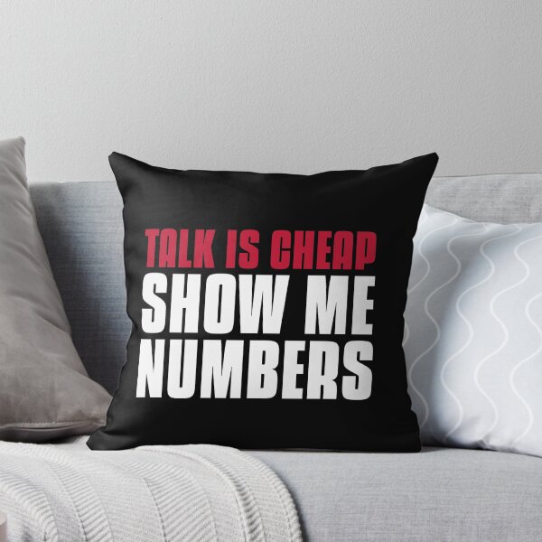 Item preview, Talk Is Cheap, Show Me Numbers Investing designed and sold by OldCamp.