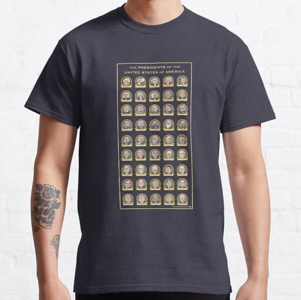 Presidents of the United States of America (Design Two) Classic T-Shirt