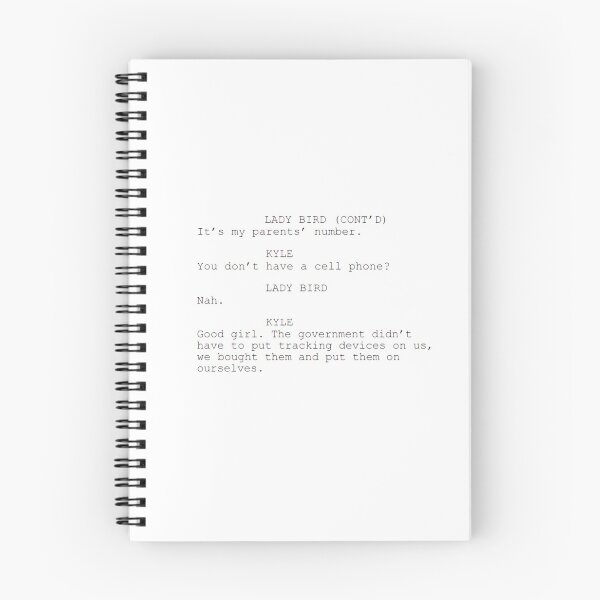 Item preview, Lady bird movie script designed and sold by Amelieva.