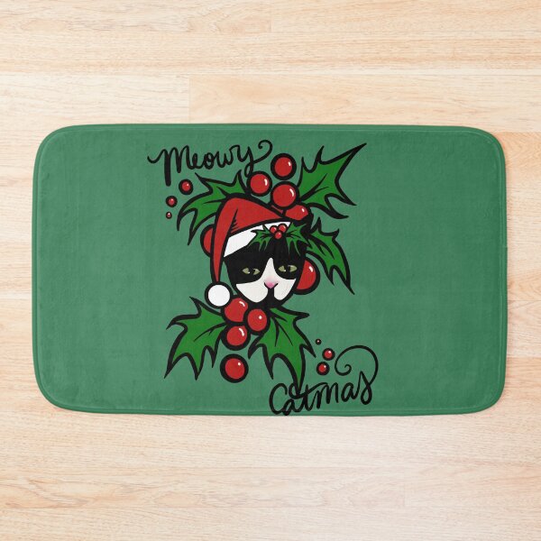 Item preview, Christmas Tuxedo Cat designed and sold by FrictionMaxxing.
