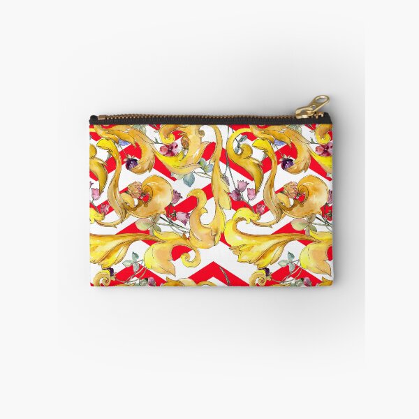 Item preview, Rich red and gold baroque pattern designed and sold by RoyalPeople.