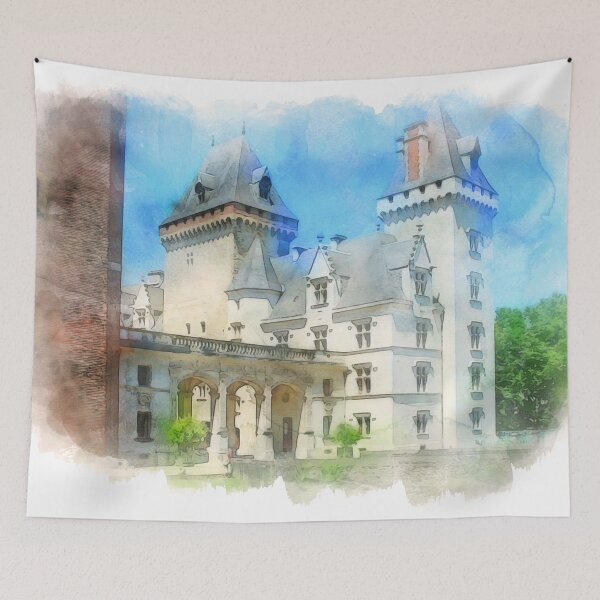 Item preview, The Castle of Pau designed and sold by AM FineArtPrints.