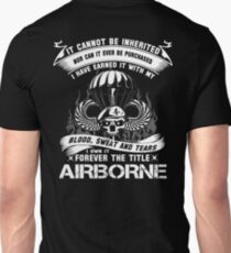 airborne infantry mom airborne jump wings airborne badge airborne brot Unisex T-Shirt