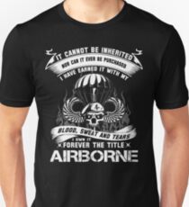 airborne infantry mom airborne jump wings airborne badge airborne brot Unisex T-Shirt