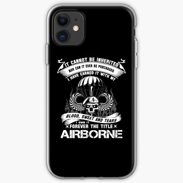 airborne infantry mom airborne jump wings airborne badge airborne brot iPhone Soft Case