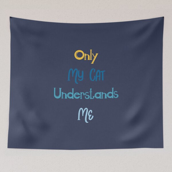 Item preview, Only my cat understands me, Awesome gift for Cats Lover  designed and sold by abdelhak2005.