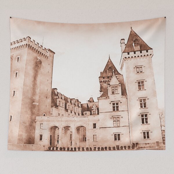 Item preview, The Castle of Pau designed and sold by AM FineArtPrints.